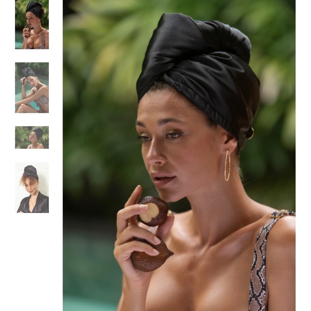 Muaves Quick Dry Hair Turban Midnight Onyx